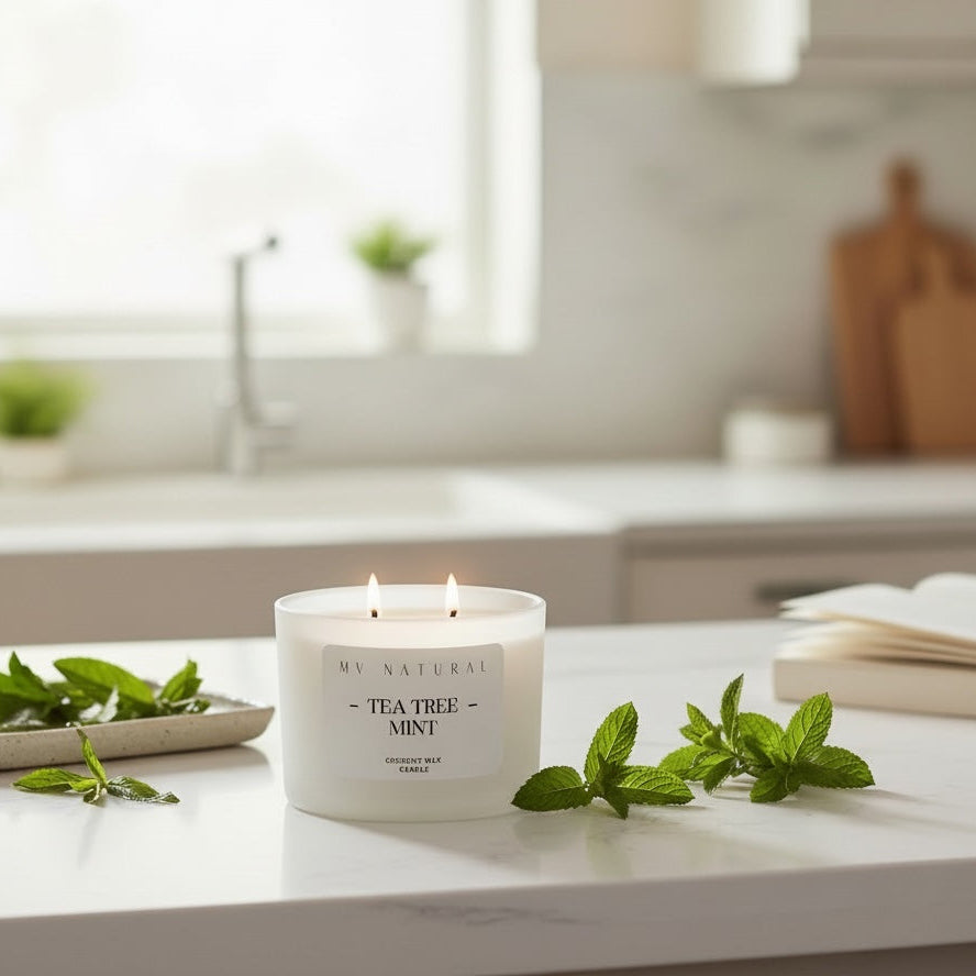 TEA TREE MINT CANDLE 12oz