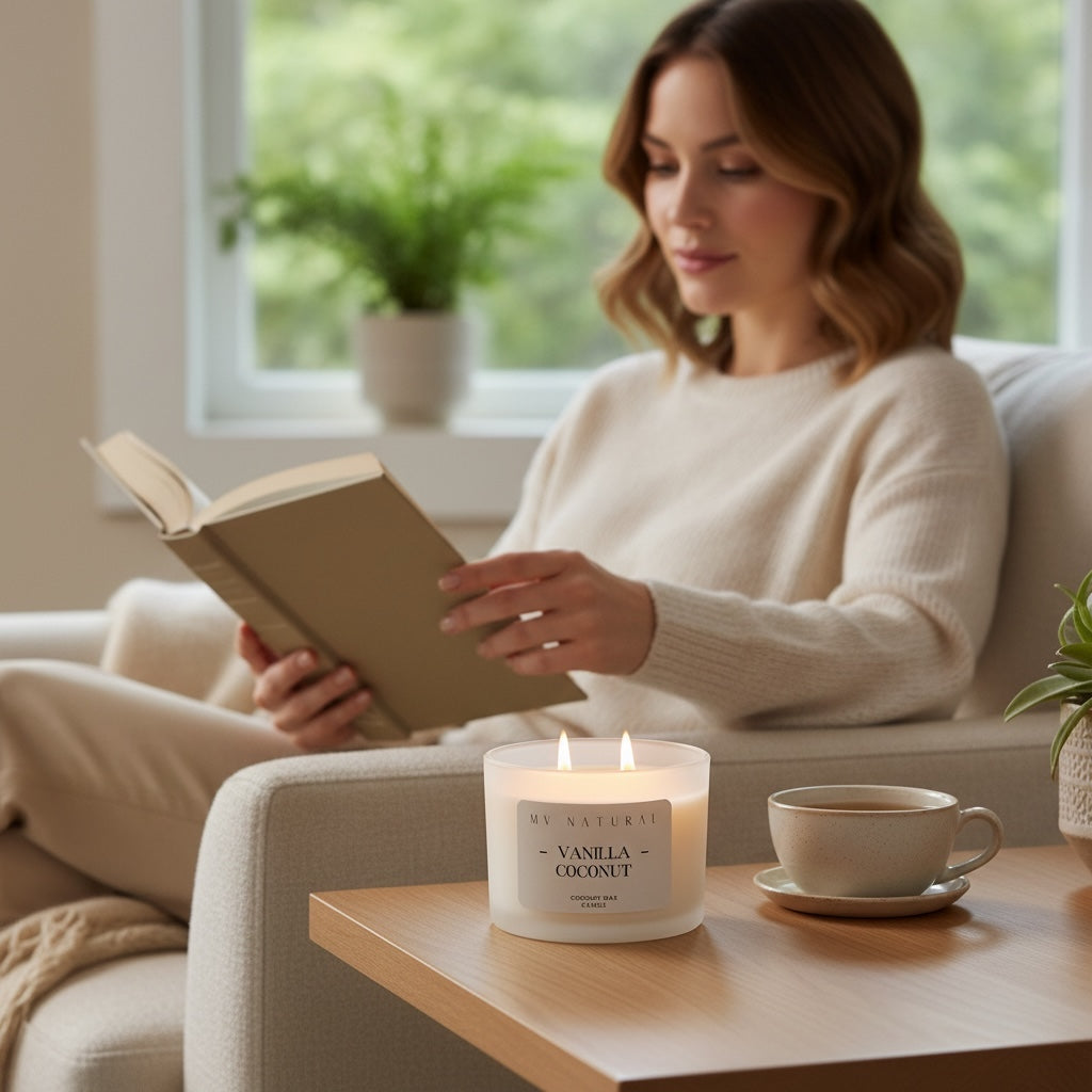 VANILLA COCONUT CANDLE 12oz
