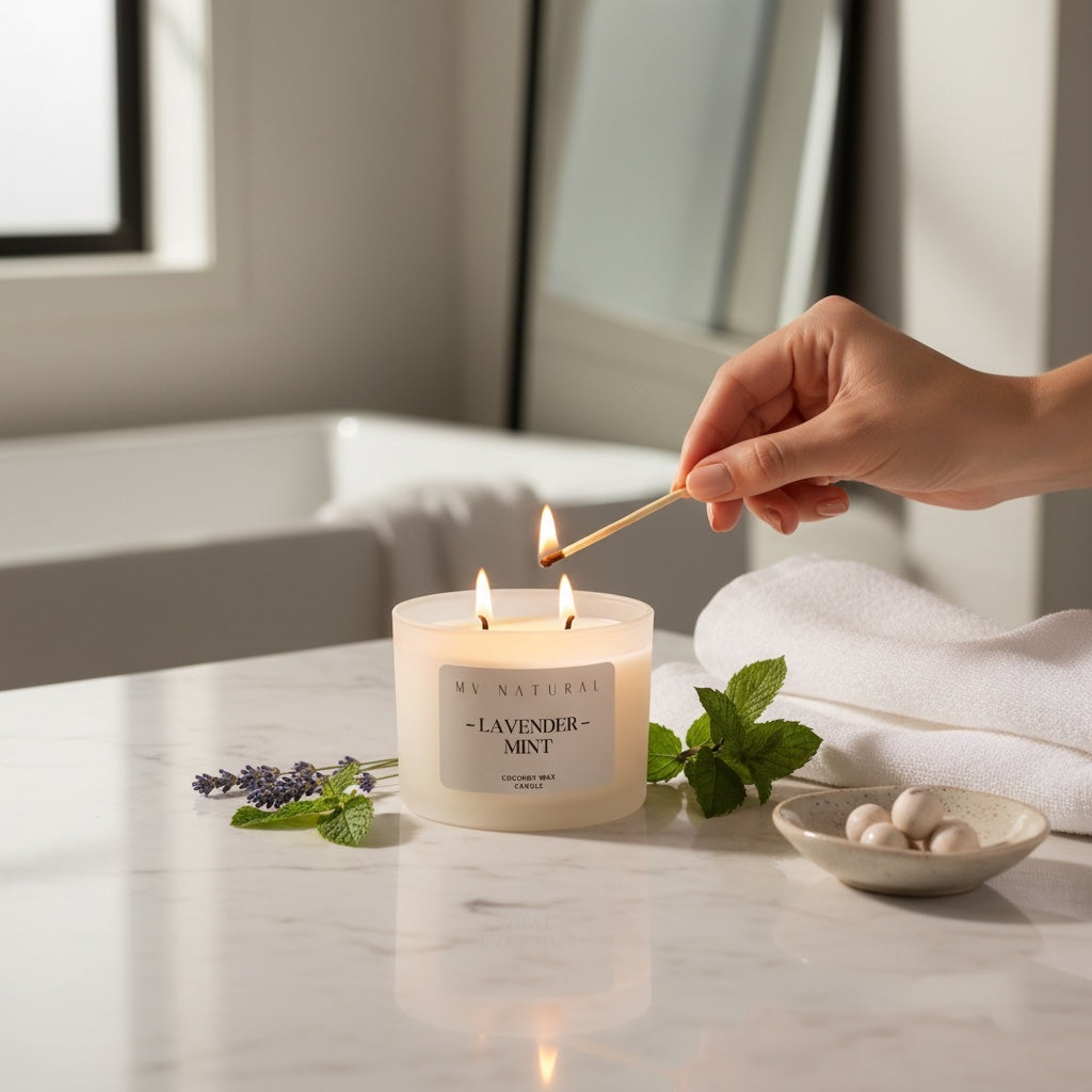 LAVENDER MINT CANDLE 12oz