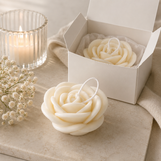 The Amoura Rose Candle™ | Luxury Candle Favor
